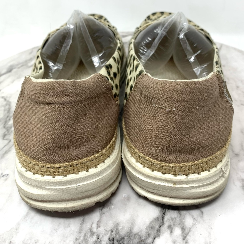 Hey Dude Lena Leopard Print Slip-Ons 9/40 Comfy Sporty Resortwear Casual Preppy - Picture 5 of 13